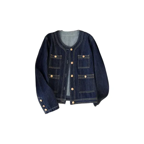 TOUCH Denim Jackets Women's Dark Blue