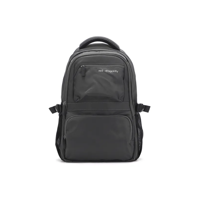 RED DRAGONFLY Fabric Backpack Men's Knight Black/Dark Gray-7
