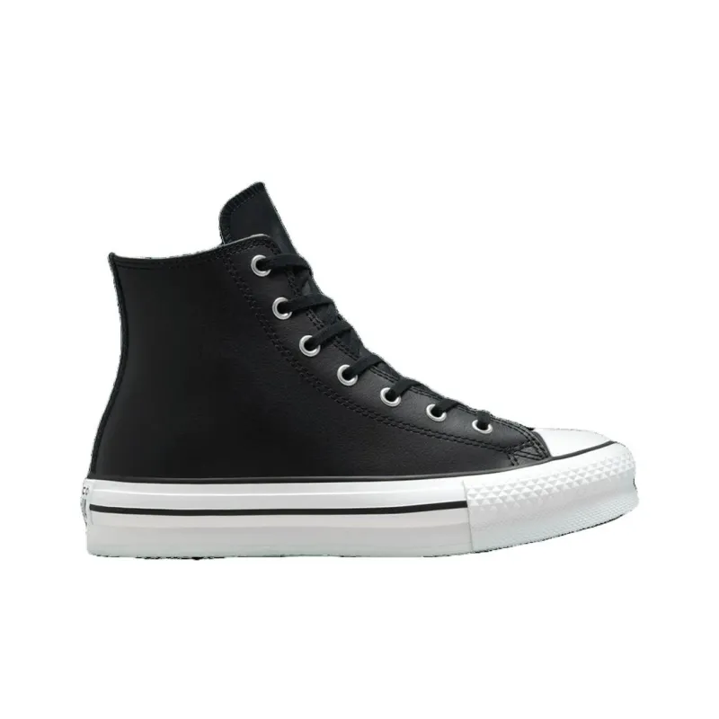 Converse Chuck Taylor All Star Eva Lift Platform Leather High Top 'Black' Gs-2
