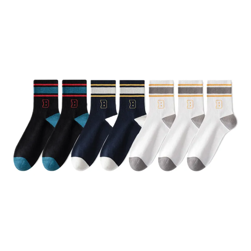 Lan Miao Mid Calf Socks Men's 7 Pack-6