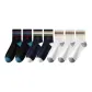 2 Black+2 Navy Blue+3 White