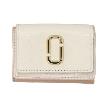 MARC JACOBS The Utility Snapshot Logo Plaque Wallet