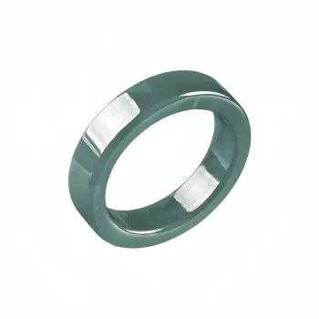 MY WORLD BEGINS AND ENDS WITH YOU Glutinous Jade Jadeite Rings Unisex