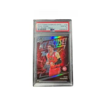 PANINI Donruss Optic Trae Young My House Silver Foldable Card PSA 10 Graded Cards 1 Pc