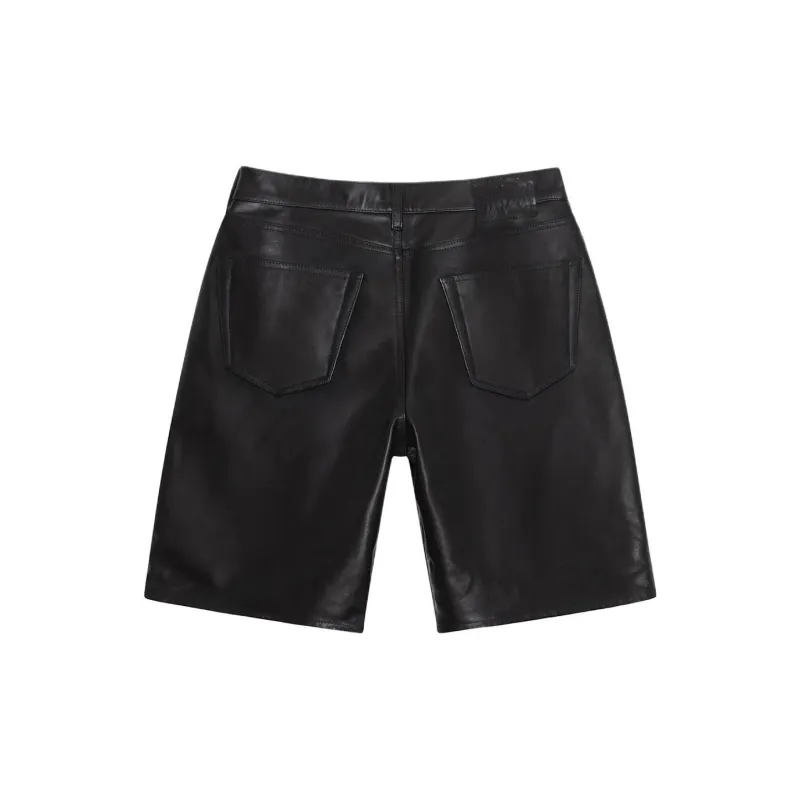 Stussy Big Ol' Leather Short-1