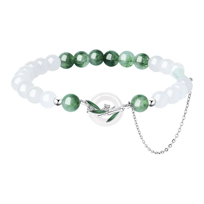 MAGICPOLE Chalcedony Jade Bracelets Unisex-2