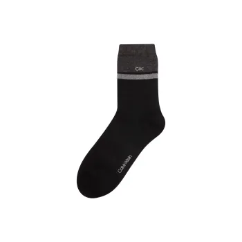 CALVIN KLEIN Mid-Calf Socks Men's 1 Pack Space Black