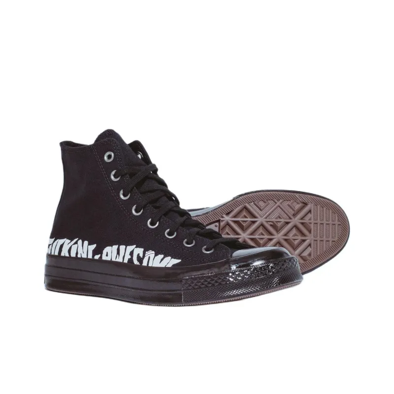 Fucking Awesome x Converse Chuck 70 Anti Slip Wear Resistant High Top Canvas Shoes Unisex Black-3