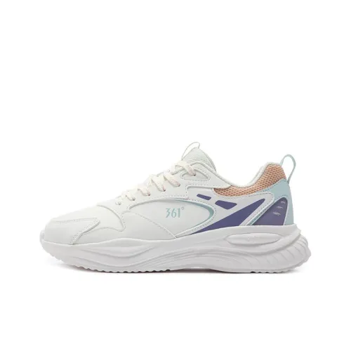 361° Life Collection Anti Slip Wear Resistant Low Top Casual Shoes Women's White Purple