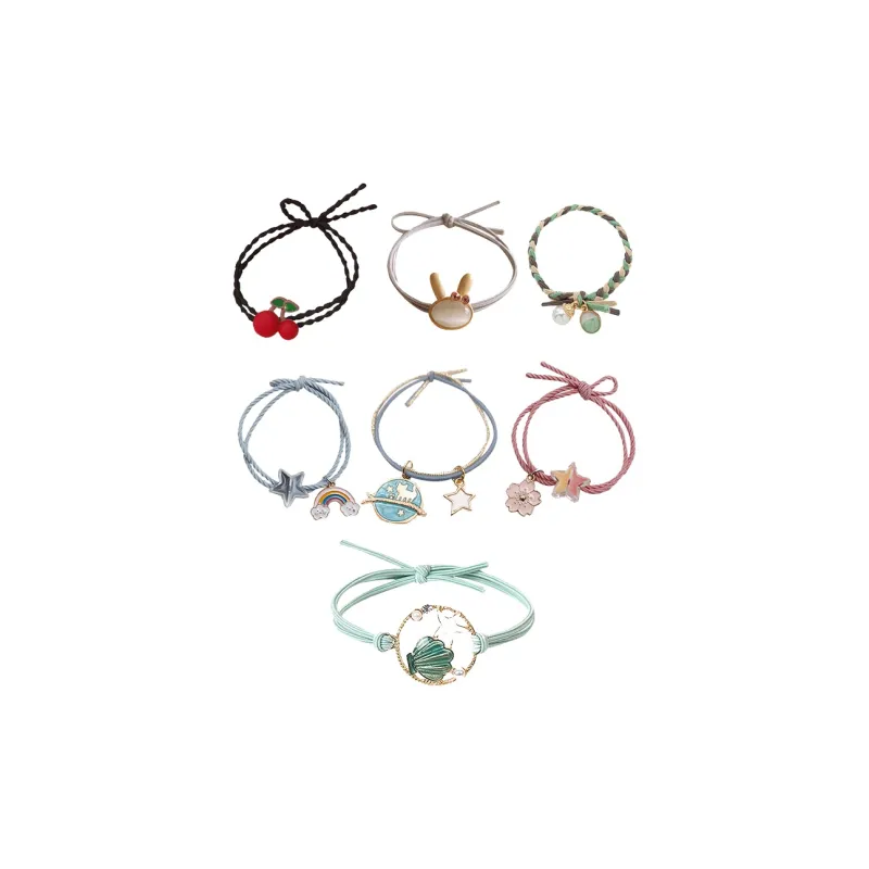 Enchanting Cat Alloy Hair Tie Women's-4