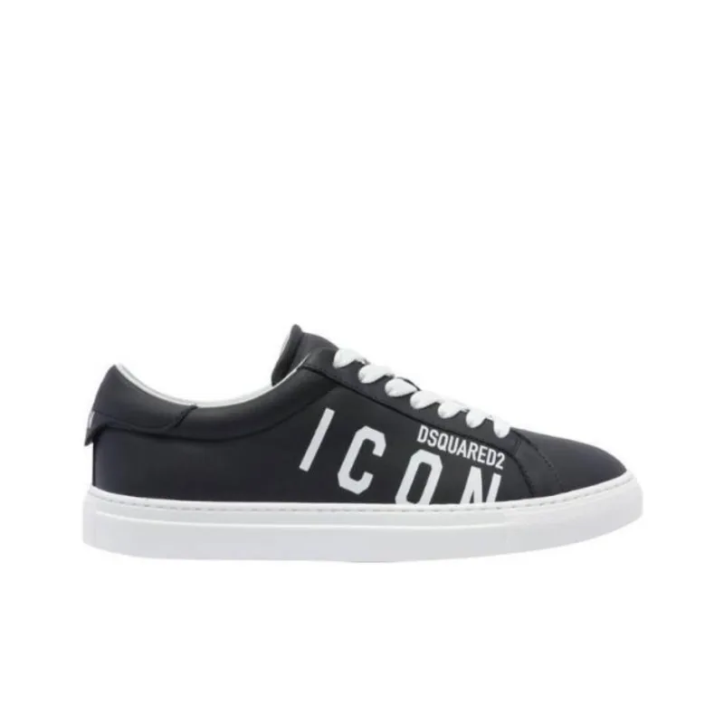 DSQUARED 2 Icon Logo Printed Boxer Sneakers-1