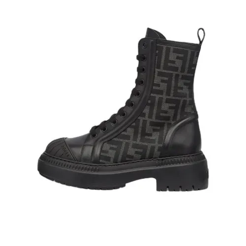 FENDI Women's FF Motif Domino Biker Boot 'Black'