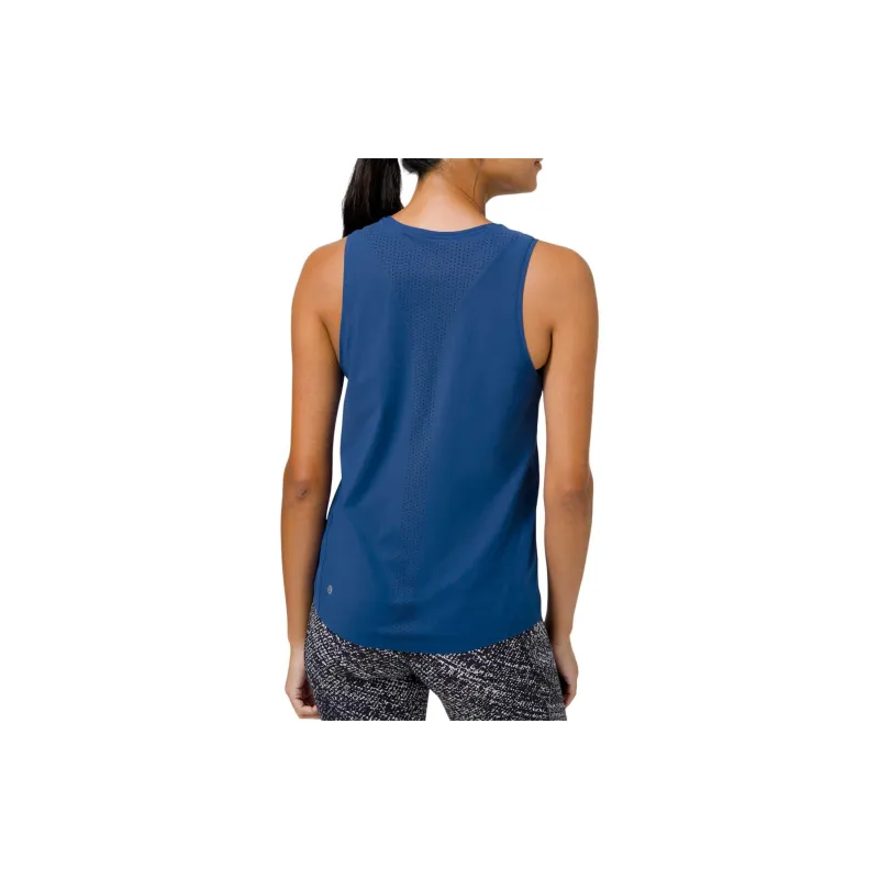 Lululemon Run On Sport Vests Women's Blue Sailboat Race-1