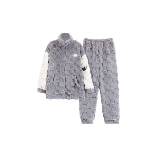 The Story Of The Flower Season Pajama Set Women's Gray