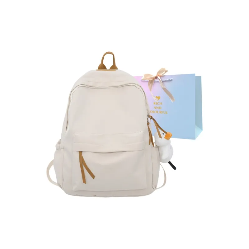 SUPERCUTE Nylon Backpack Unisex Blue/Purple/White/Black-5