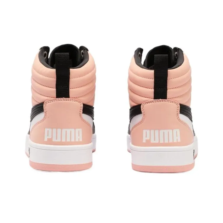 PUMA DRIBBLE Slip Resistant Mid Top Skateboard Shoes Unisex Light Pink-3