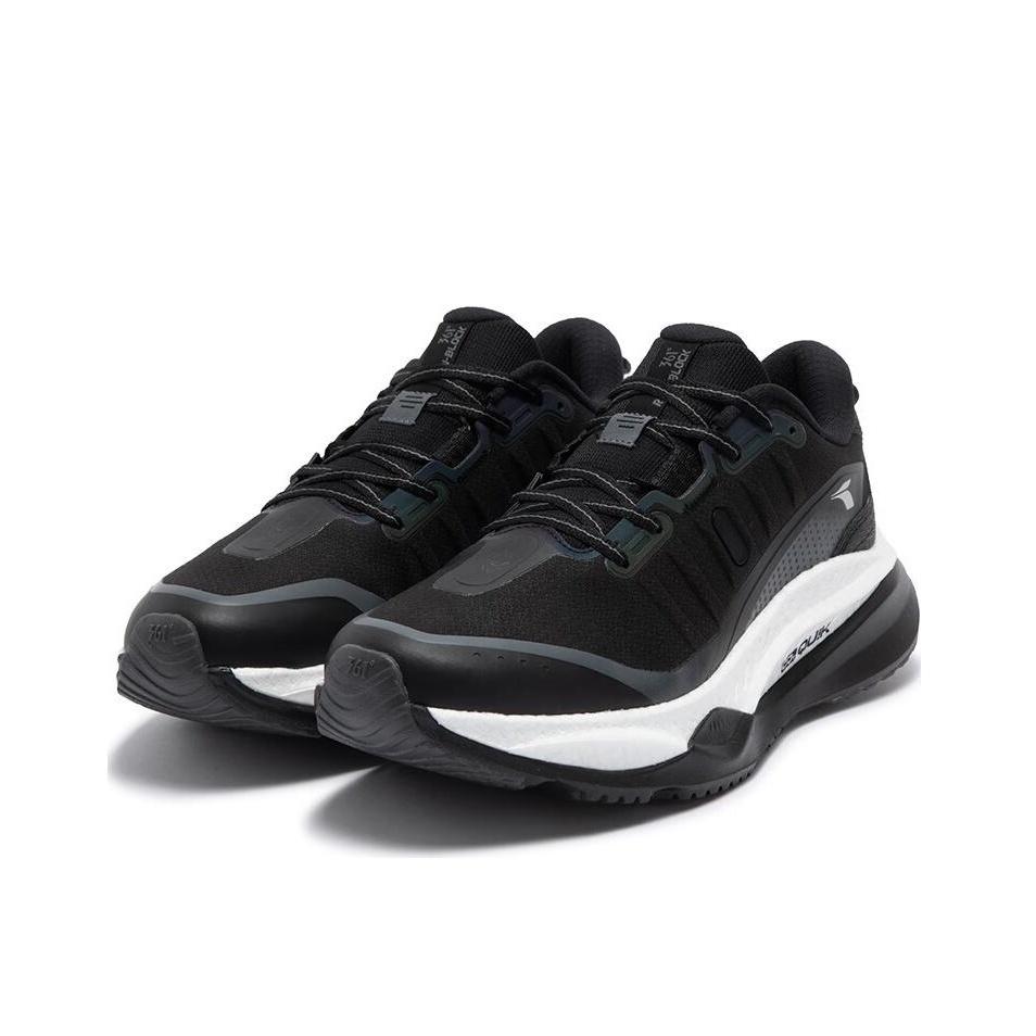 361° Red Flame 4 Running Shoes Men Low-Top Obsidian Black