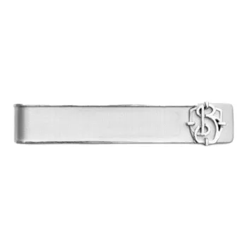 Burberry Sterling Silver Tie Clip Men's Silver