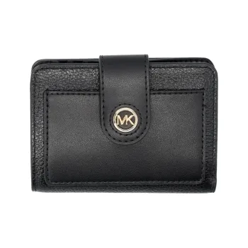 MICHAEL KORS Leather Wallet Women's Black