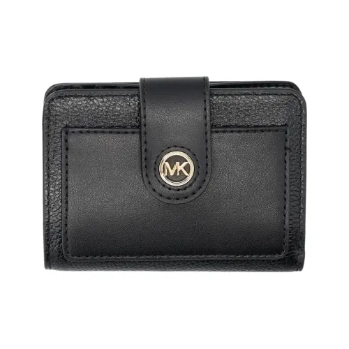 MICHAEL KORS Leather Wallet Women's Black
