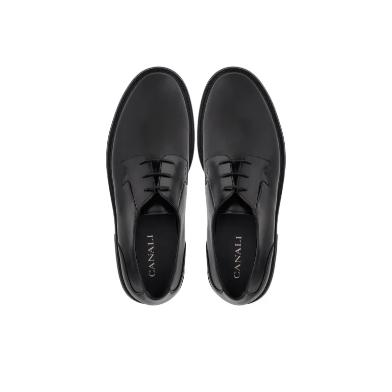 Canali Dress Shoes Men Low-Top Black-4