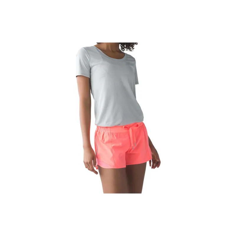 Lululemon Hotty Hot Series Sports Shorts Women's Orange Pink-1