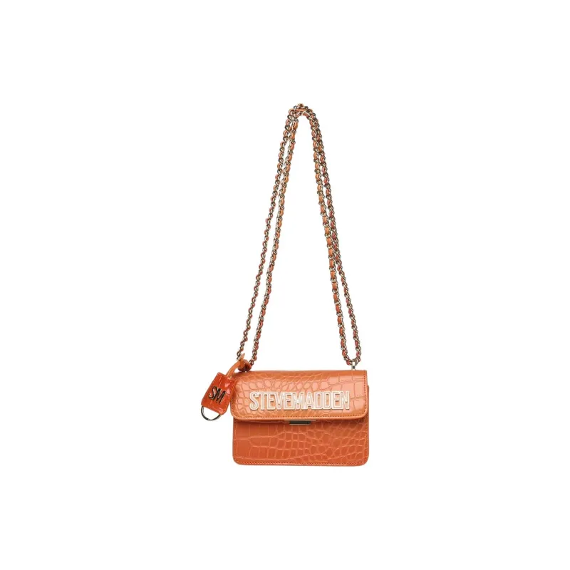 STEVE MADDEN Synthetic Leather Shoulder Bag Crossbody Bag Women's Orange-0