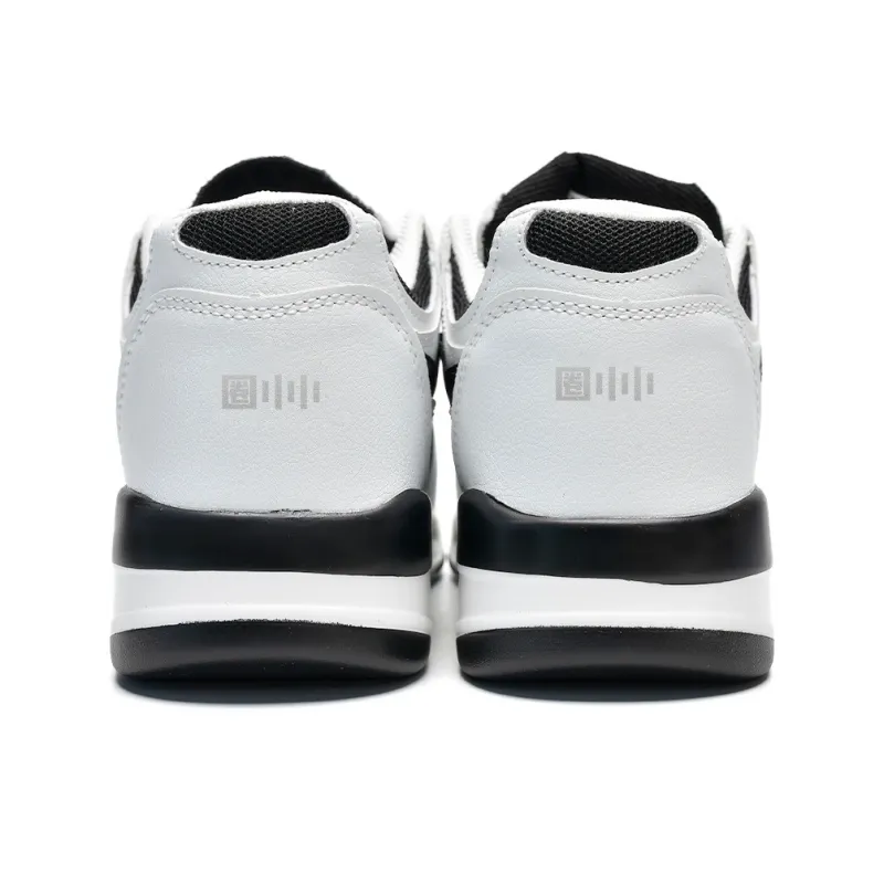 Circle Small Height Increasing Wear Resistant Breathable Slip Resistant Low Top Skateboard Shoes Unisex White-10