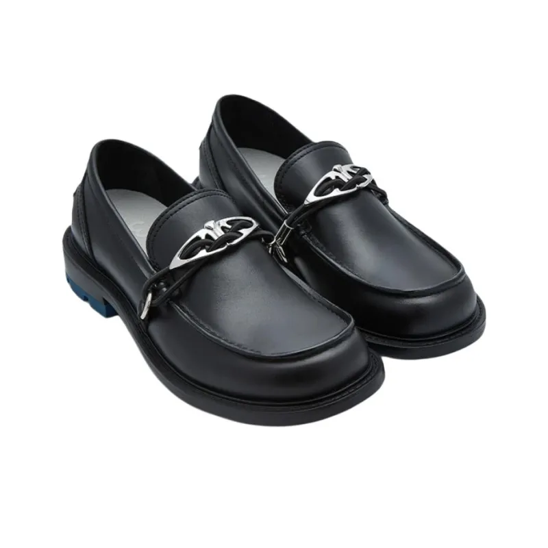 Both ReRe Loafers 4cm Unisex Black-3