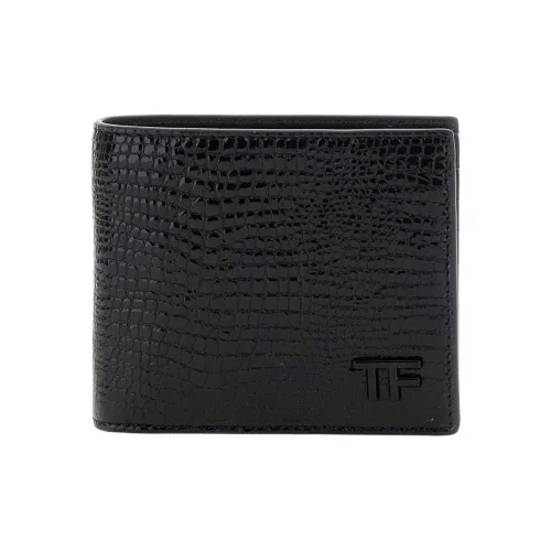 TOM FORD Rutenio Embossed Bi-Fold Wallet