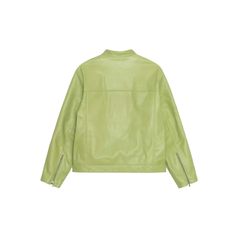 Stussy Cafe Racer Leather Jacket-8