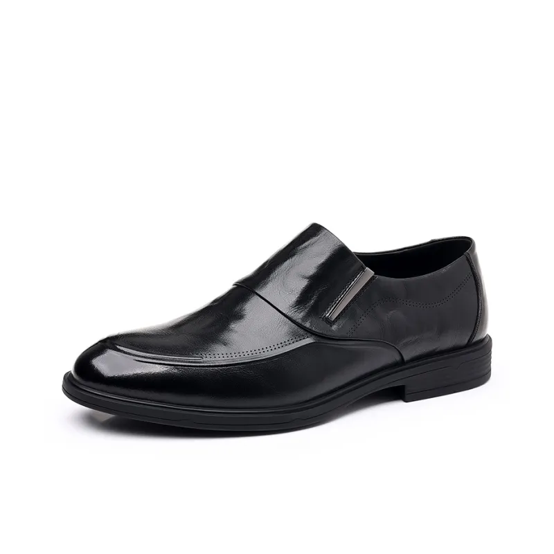 Bull charm Men's Casual Shoes Men Low Top Black/Brown-0