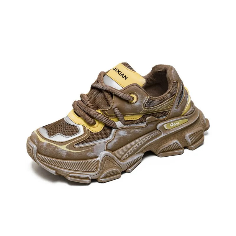 JX Anti-Slip Wear-Resistant Low-Top Chunky Sneakers Men's-11