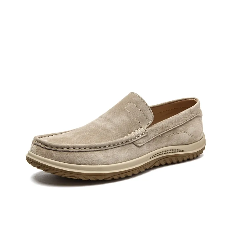 King Jinmai Men's Casual Shoes Men Low Top Gray/Sand-11