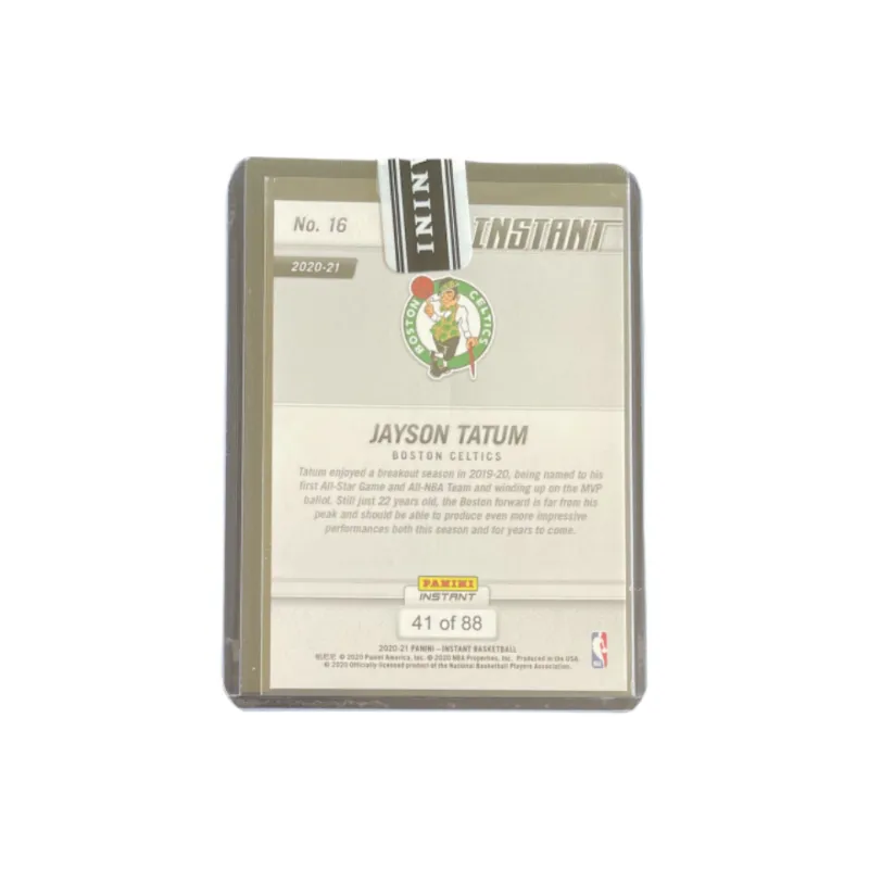 PANINI Instant Celtics Moment Jayson Tatum Rabbit 41 Of 88 Sealed Pack Player Card Product Access Sports Cards 1 Pc-1