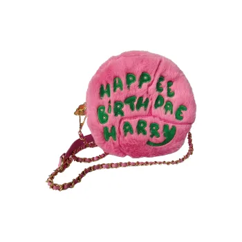 Comefor Harry Potter Hagrid Cake Collection Plush Throw Pillow One Shoulder Crossbody Bag Metal Badges