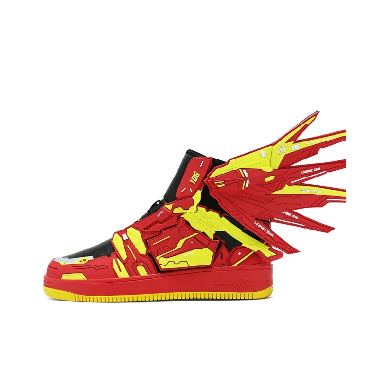 Kuding Anti-Slip Wear-Resistant High-Top Skateboard Shoes Unisex-17