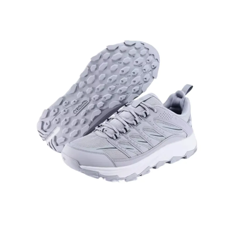 Columbia TRANS TREKKER OUTDRY WIDE Cushioned Water Resistant Support Low Top Trekking Shoes Men Gray-4