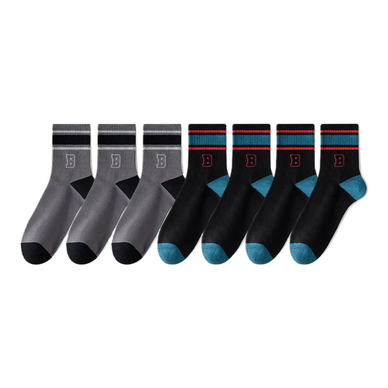 Lan Miao Mid Calf Socks Men's 7 Pack-8