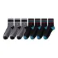3 Dark Gray+4 Black