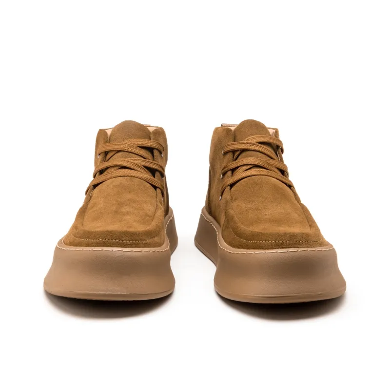 MODENGPAN Men's Casual Shoes Men Mid Top-2