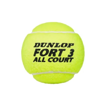 DUNLOP Fort TS All Court Tennis Balls Match Ball Competition Yellow