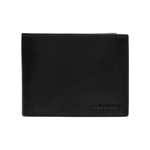 STEVE MADDEN Leather Wallet Men's Black