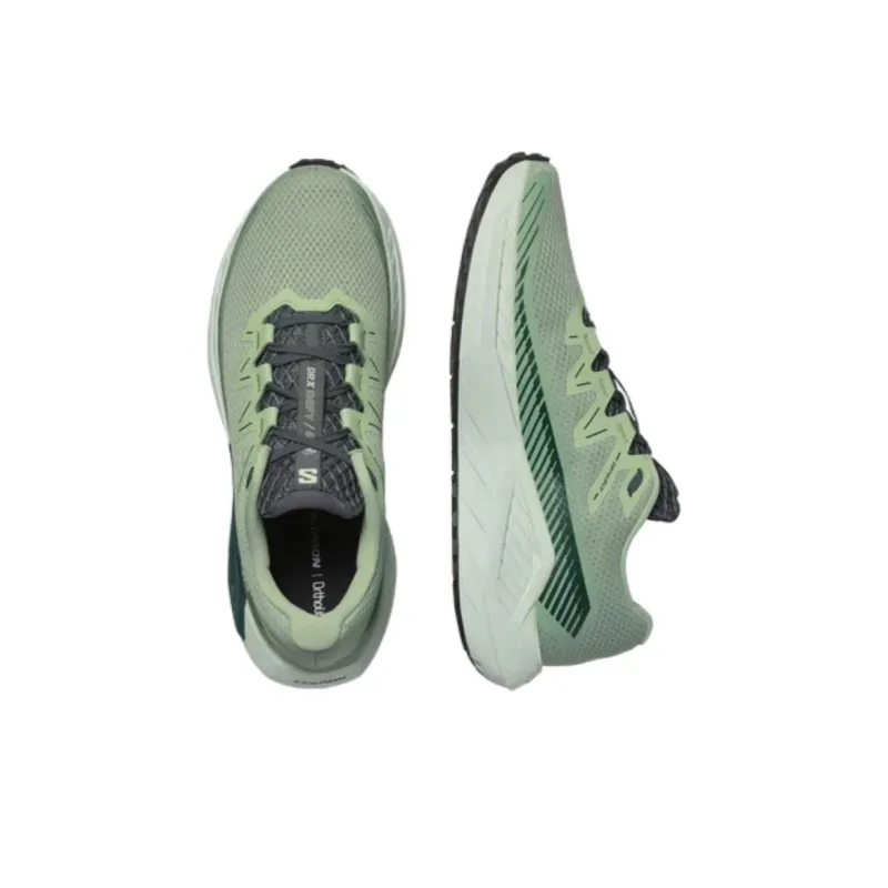 SALOMON Anti-Slip Wear-Resistant Low-Top Casual Running Shoes Men's Green-3