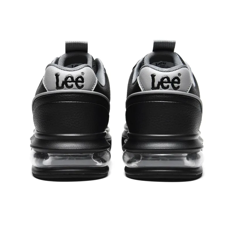 Lee Classic Air Cushion, White Sneakers Lightweight And Breathable Low Top Height Increasing Skateboard Shoes Men's-9
