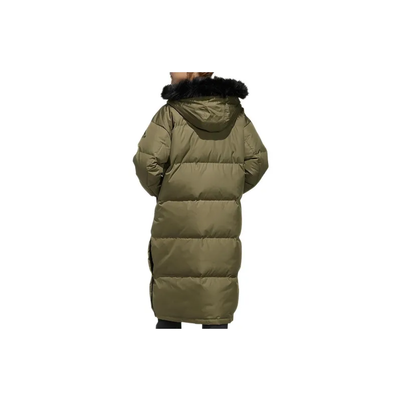 Adidas Down Jackets Women's Original Khaki Brown-1