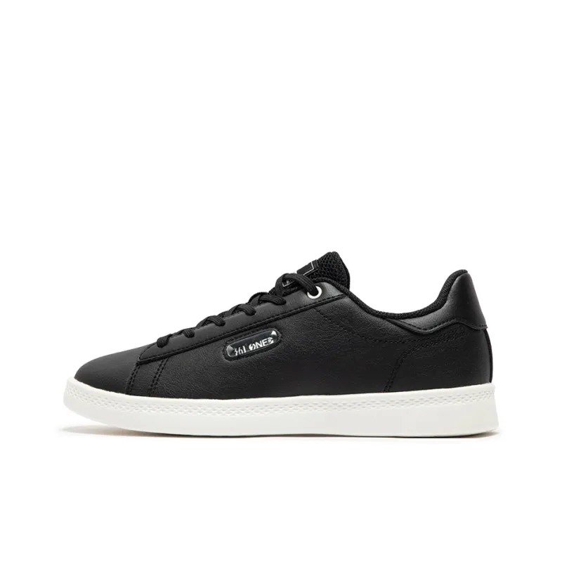 361° Durable Lightweight And Breathable Low-Top Skateboard Shoes Men's Black White-0