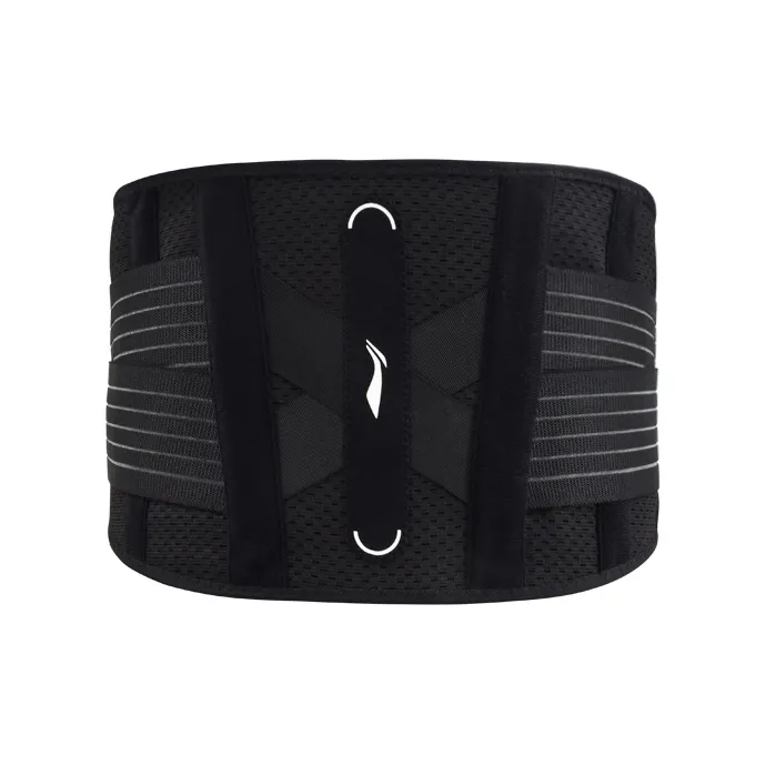LiNing Back Support Braces Fitness Breathable Protective Compression Slip Resistant Polyester Elastane Unisex-1