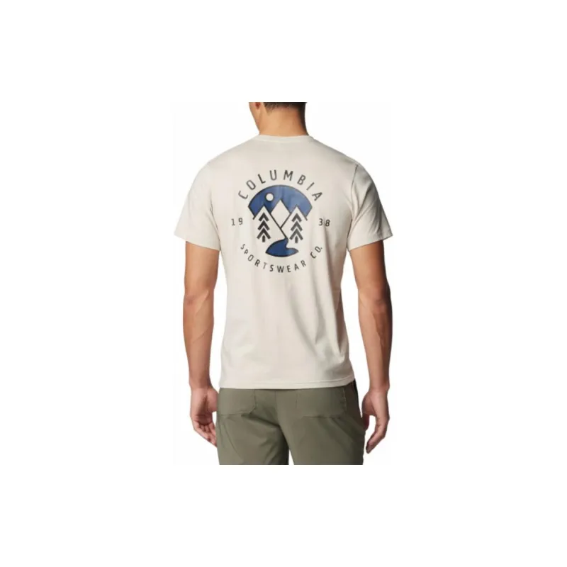 Columbia RAPID RIDGE II T-Shirt Men's Beige-1