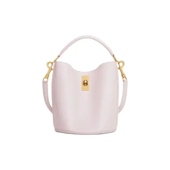CELINE TEEN BUCKET16 Smooth Calf Leather Bucket Bags Shoulder Bag Crossbody Bag Handbag Women's Pink